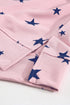 Give A Little Love Crew Neck Star Print Long Sleeve Top